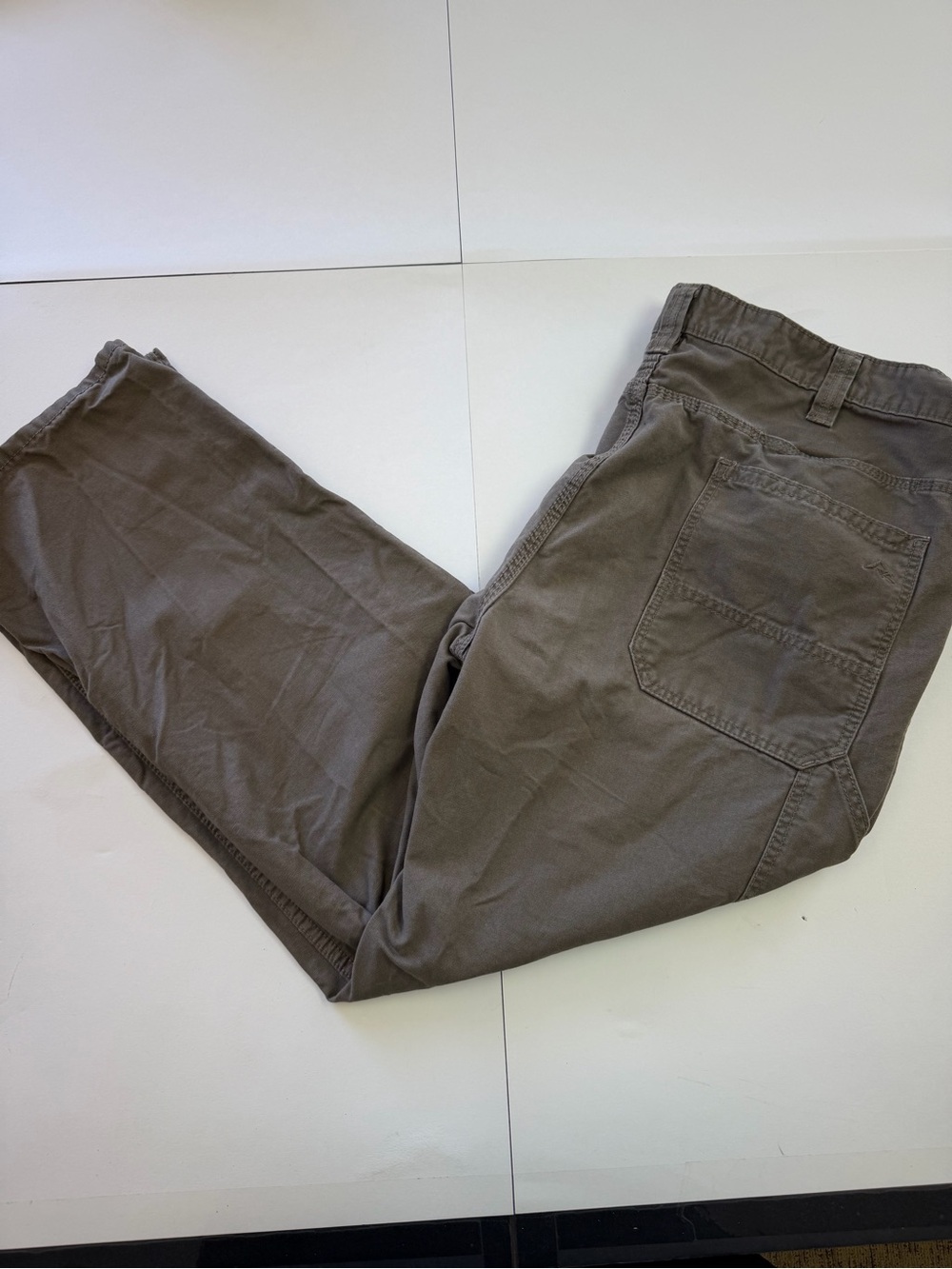 Men's Ridgecut Cotton Work Pants - Olive Brown 42x30